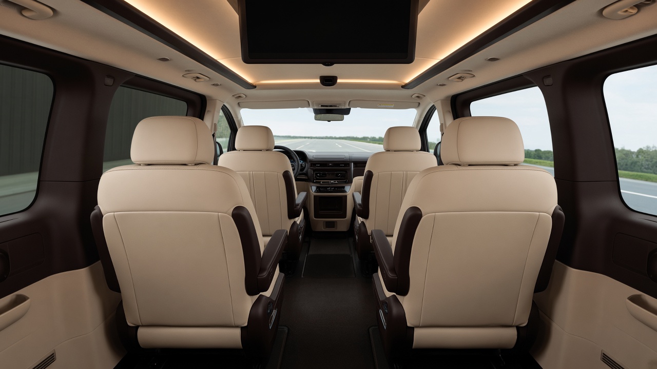 Hyundai Staria 2026 passenger cabin – Afdal Elaf Al Janoob